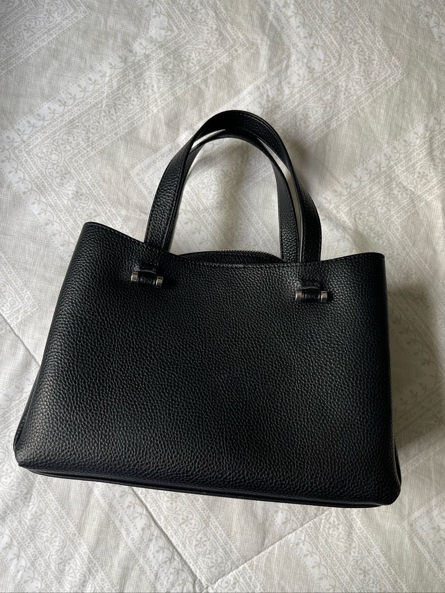 Bolsa Preta Zara Bolsa De Ombro Feminina Zara Usado 64982890 Enjoei