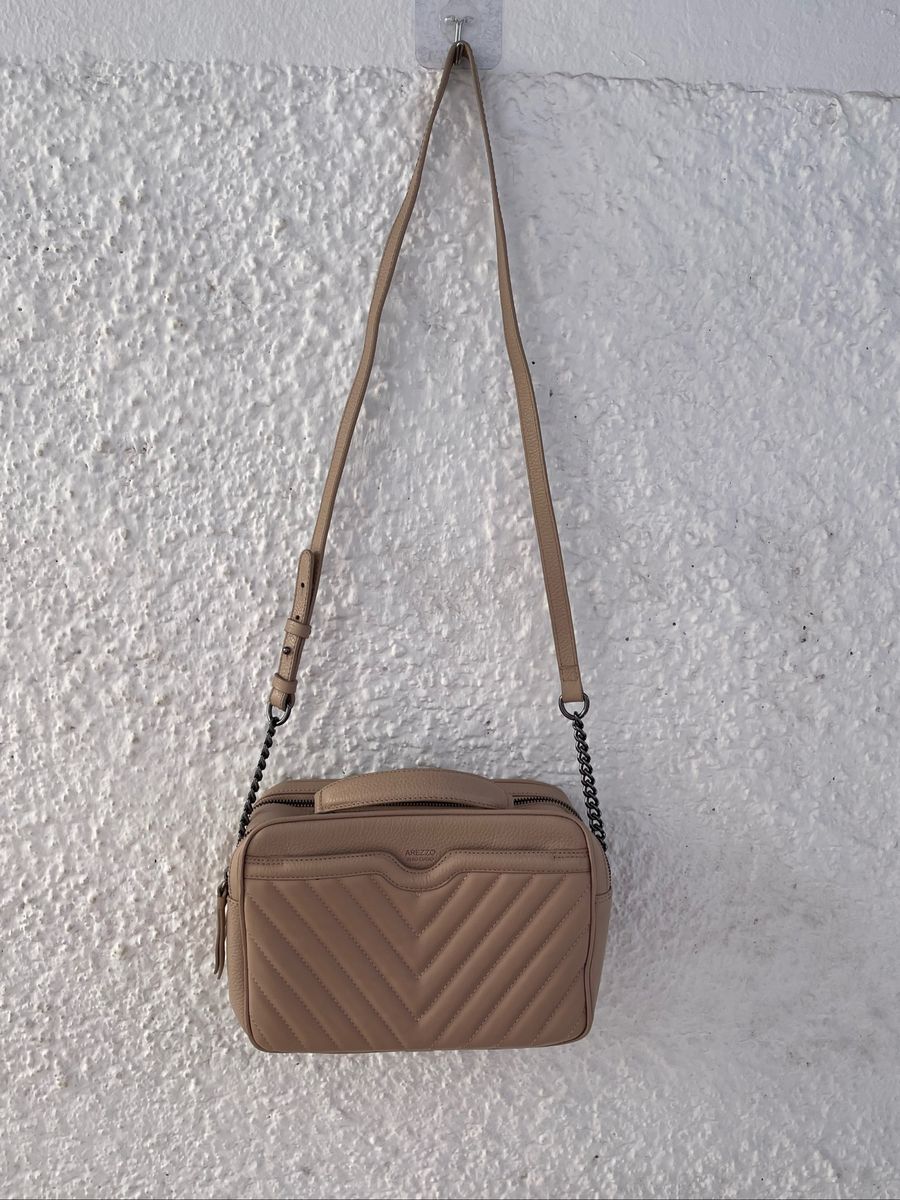 Bolsa Transversal Nude Arezzo Bolsa De M O Feminina Arezzo Nunca