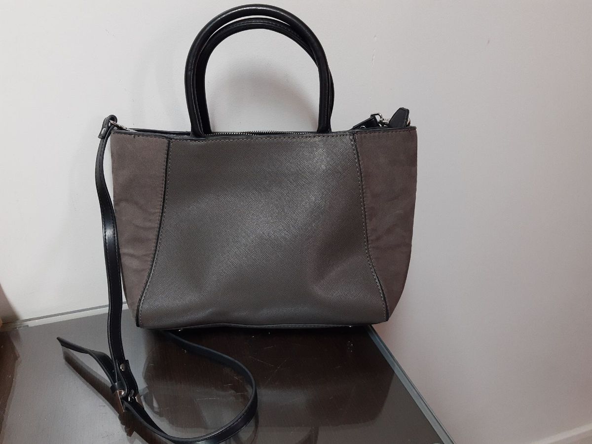 Bolsa Zara Cinza Bolsa De Ombro Feminina Zara Usado 43881055 Enjoei