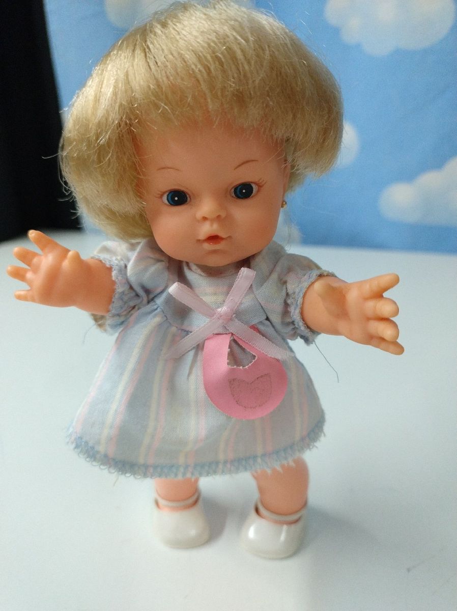 Boneca Antiga Mini Doll Da Estrela Anos 80 17 Cm Produto Vintage E