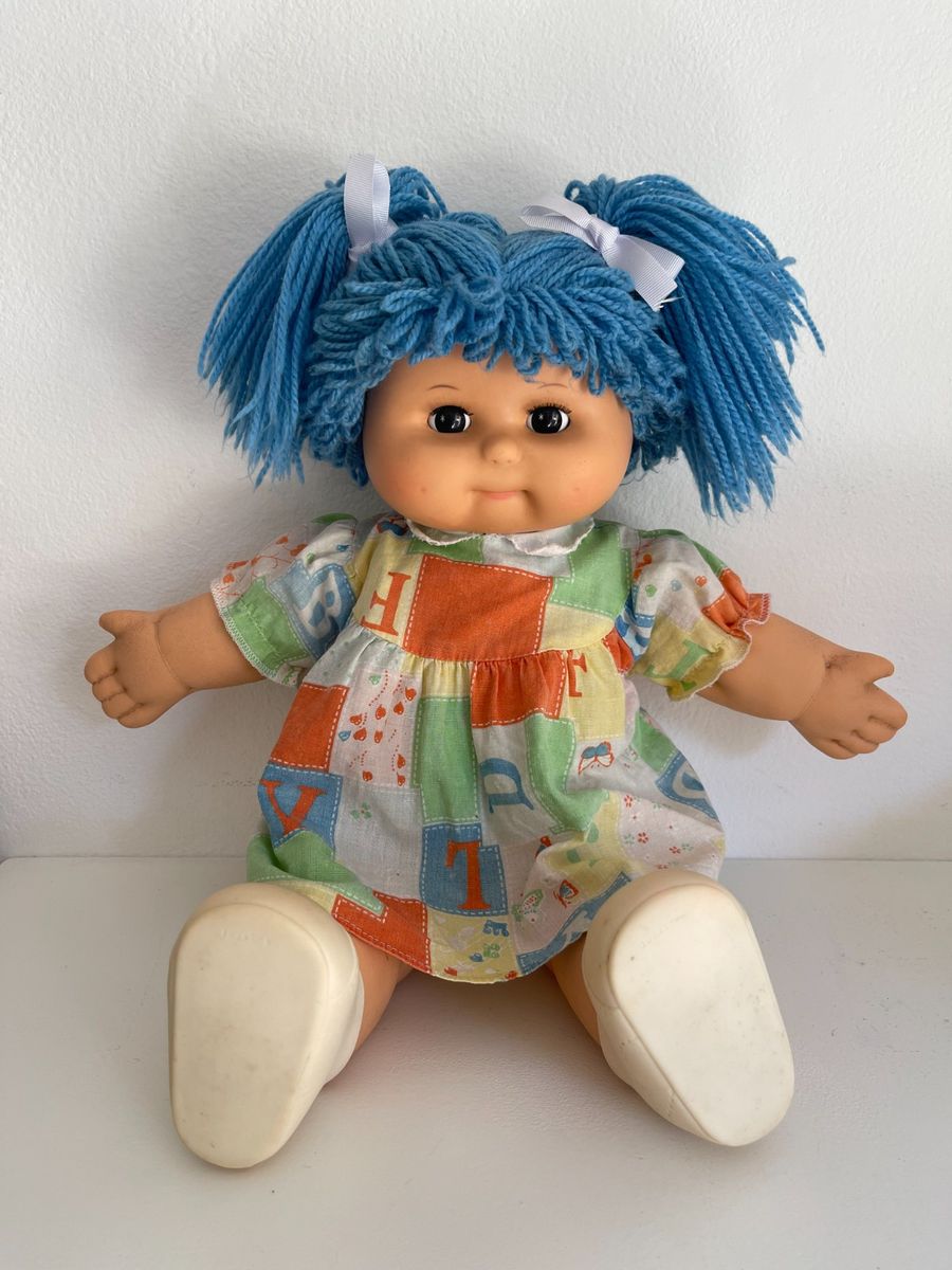 Boneca Bem Me Quer Cabelo Azul Antiga Brinquedo Para Beb S Estrela