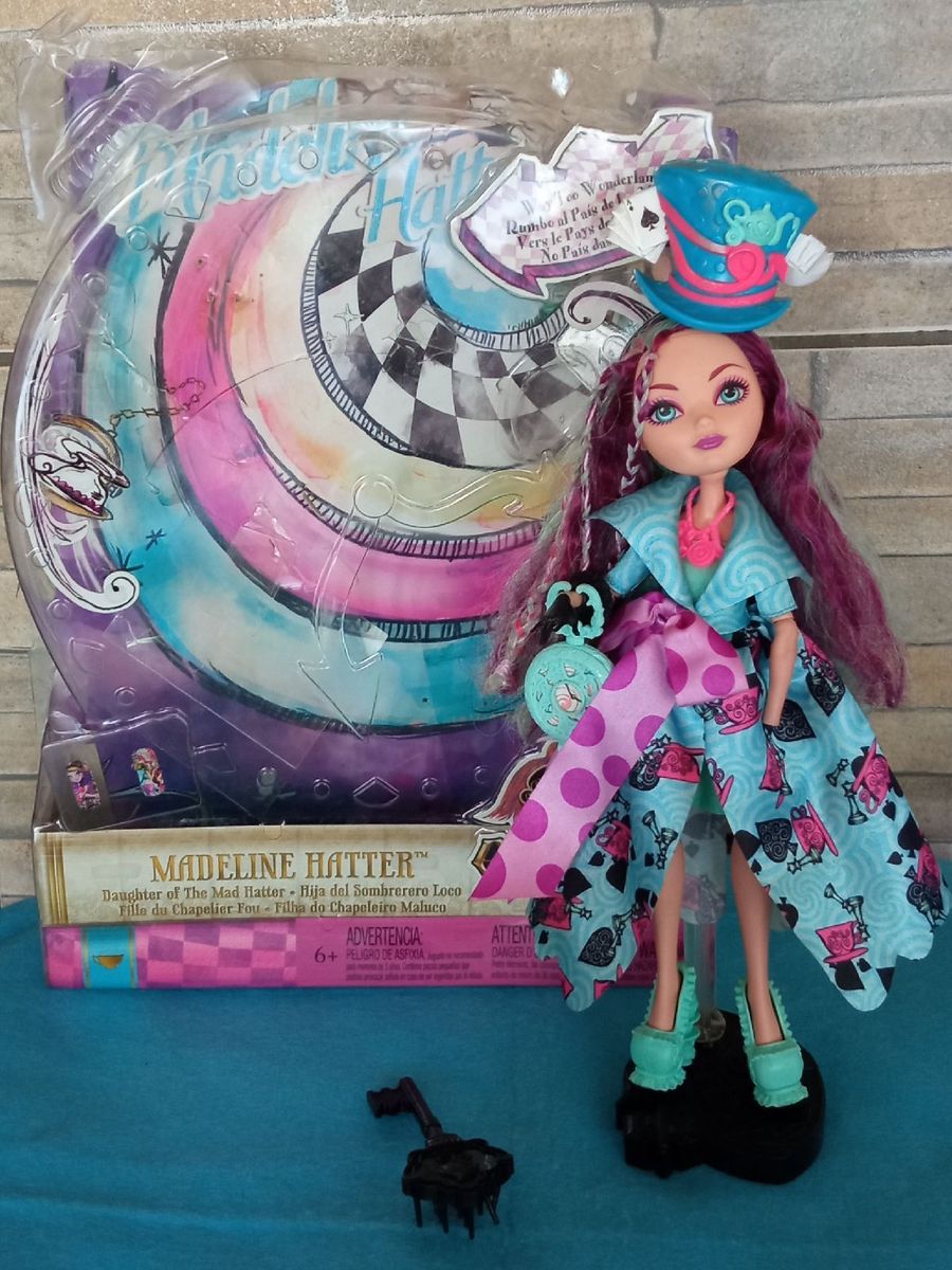 Boneca Madeline Hatter Way Too Wonderland Ever After High Brinquedo