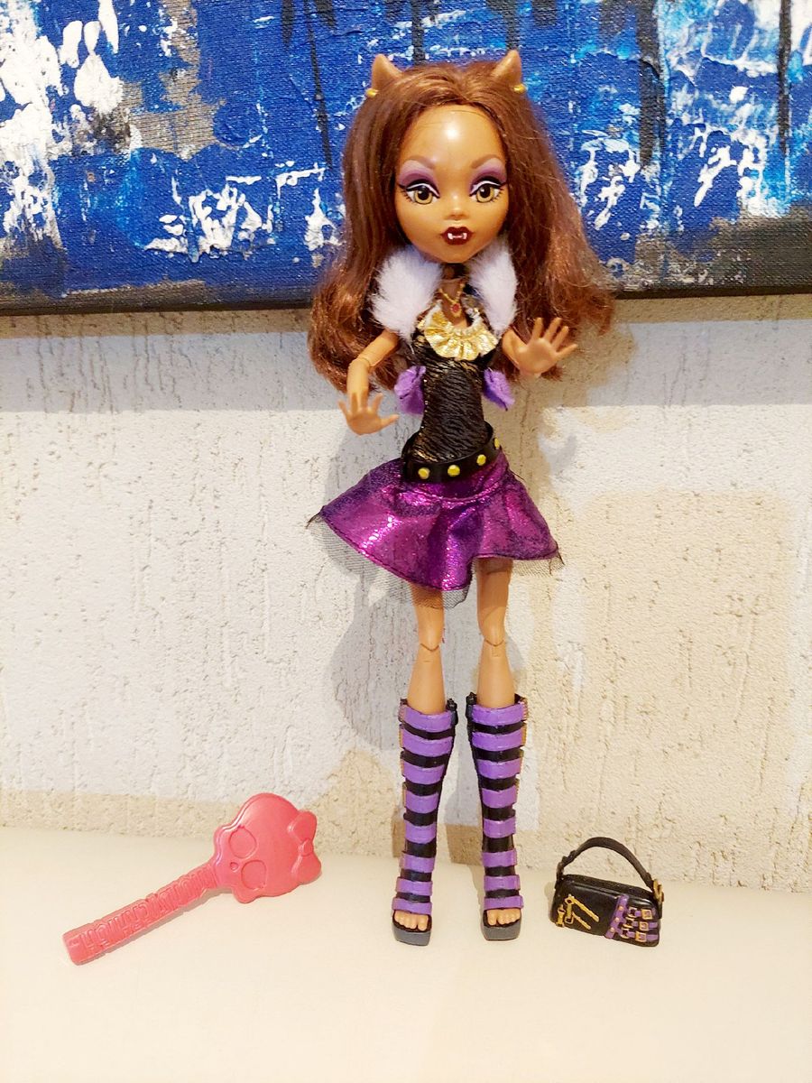 Boneca Monster High Claudeen Wolf Ghouls Alive Brinquedo Monster High