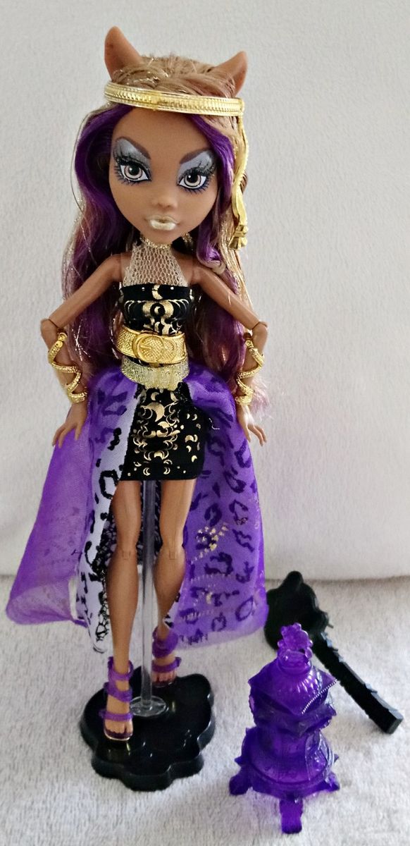 Boneca Monster High Clawdeen Wolf 13 Wishes Brinquedo Mattel Usado