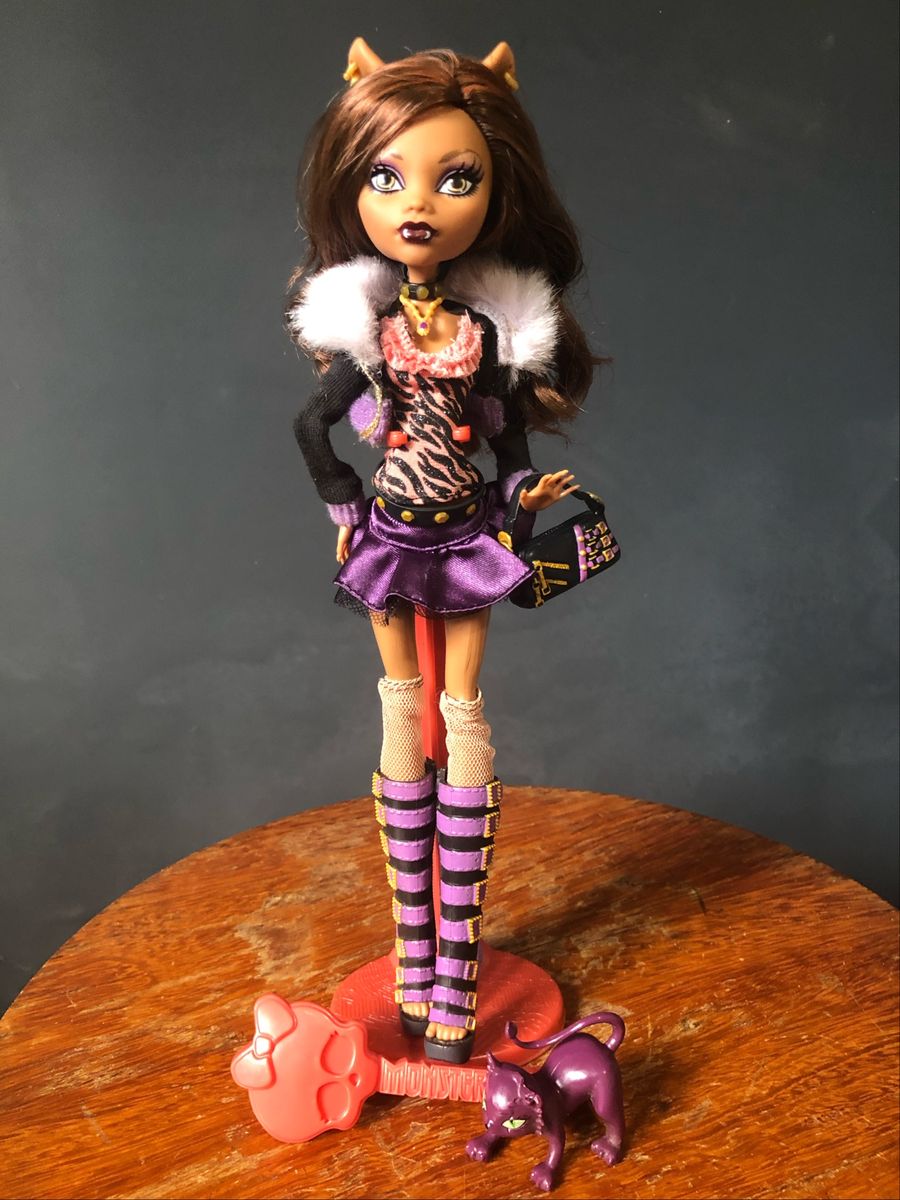 Boneca Monster High Clawdeen Wolf Cl Ssica Brinquedo Mattel Usado