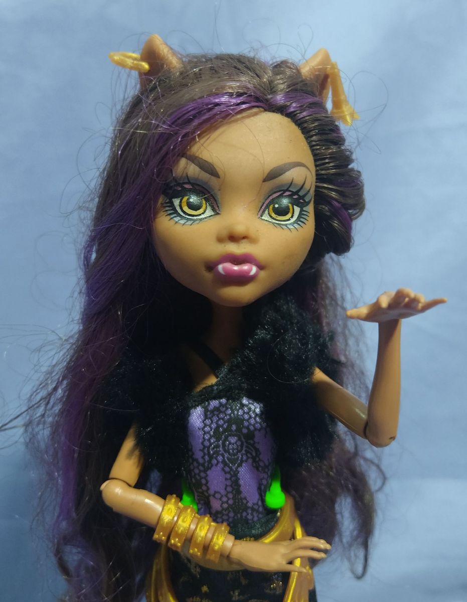 Boneca Monster High Clawdeen Wolf Infantil Mattel Usado Brinquedo