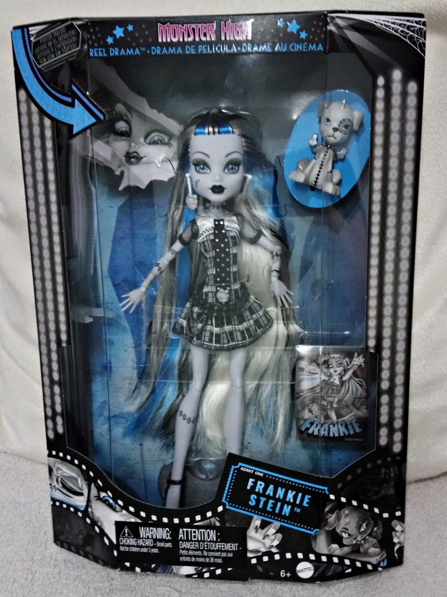 Boneca Monster High Frankie Stein Reel Drama Lançamento 2022