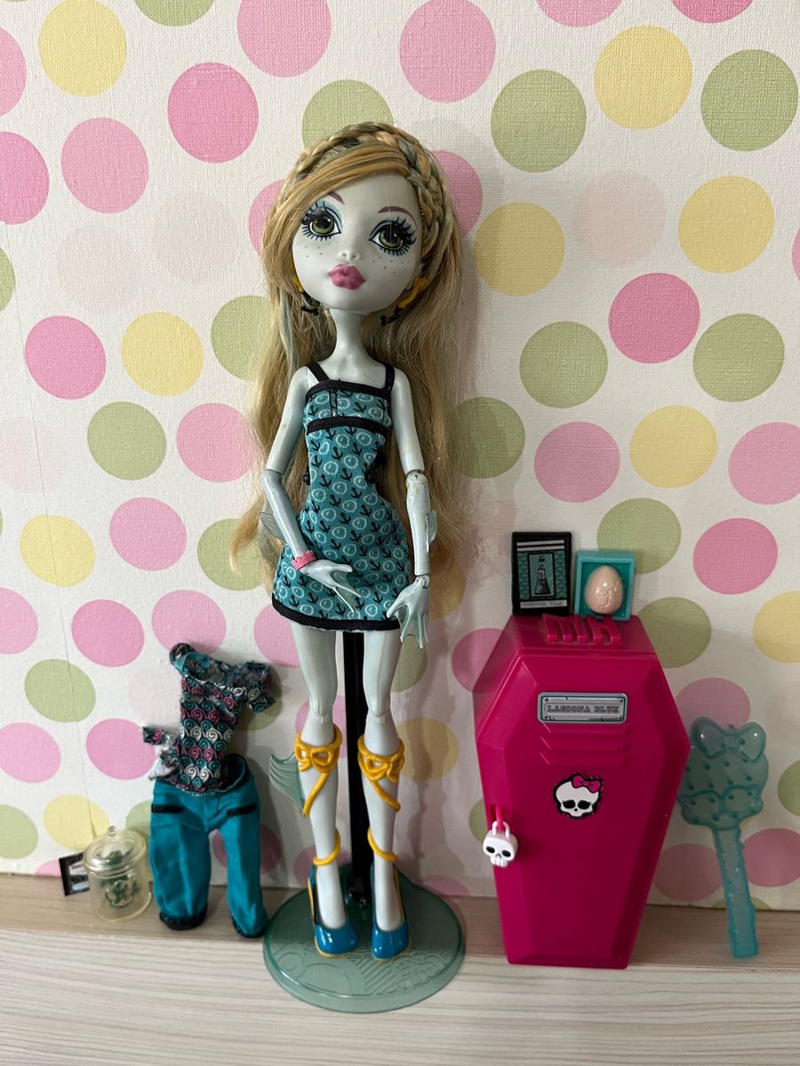 Boneca Monster High Lagoona Blue Cientista Brinquedo Monster High