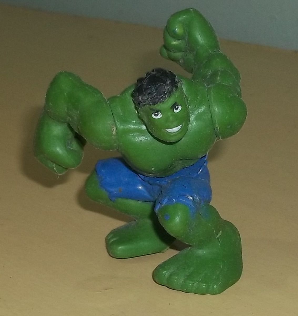 Boneco Antigo do Incrível Hulk Medindo 8 Cm de Altura Cacareco Hulk