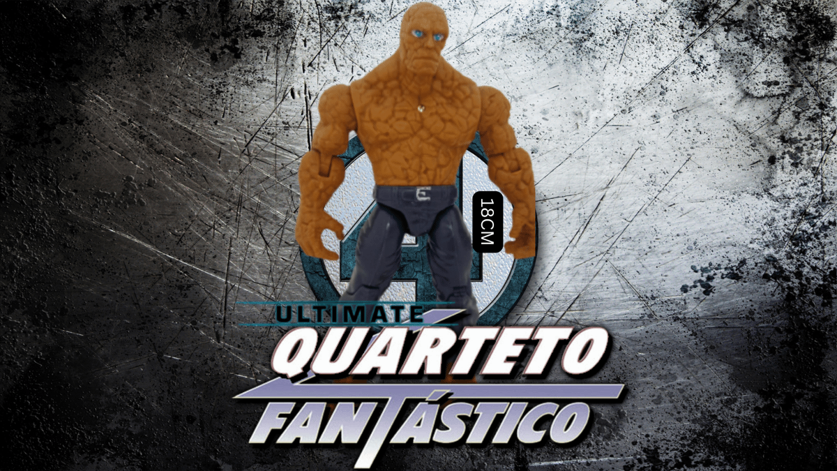 Boneco Coisa Quarteto Fantástico Homem de Pedra Marvel Brinquedo para