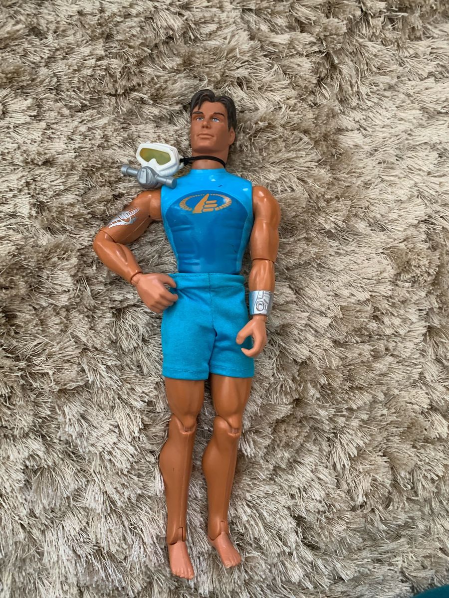 Boneco Max Steel Mergulhador Brinquedo Mattel Usado 58714965 Enjoei