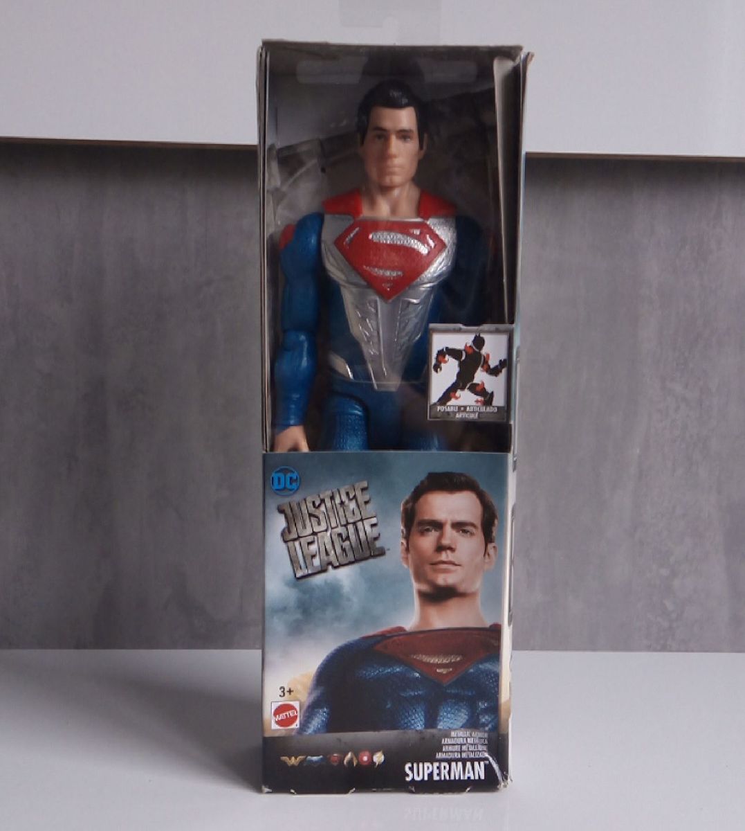 Boneco Superman 30cm Edição Especial Brinquedo para Bebês Mattel