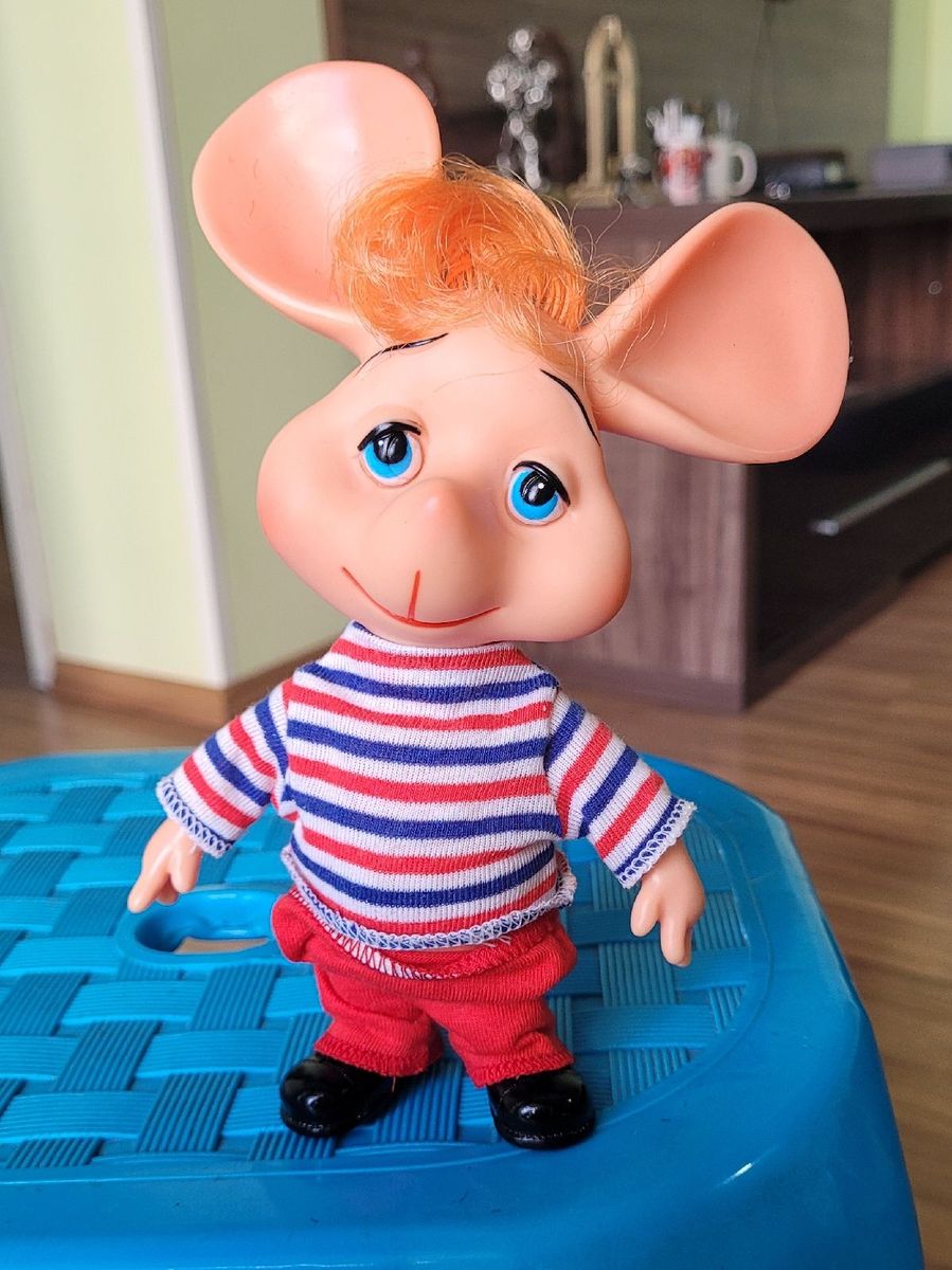 Boneco Topo Gigio da Estrela Anos 80 extremamente Raro e em Ótimo