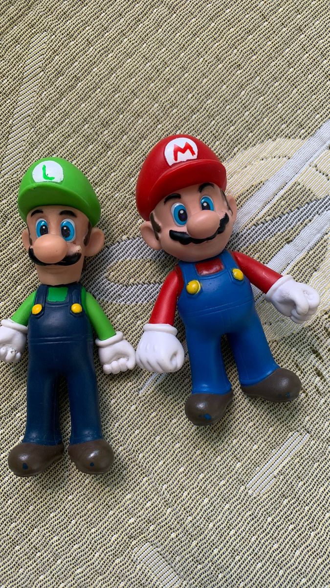 Bonecos M Rio Bros E Luigi Brinquedo Para Beb S Usado Enjoei