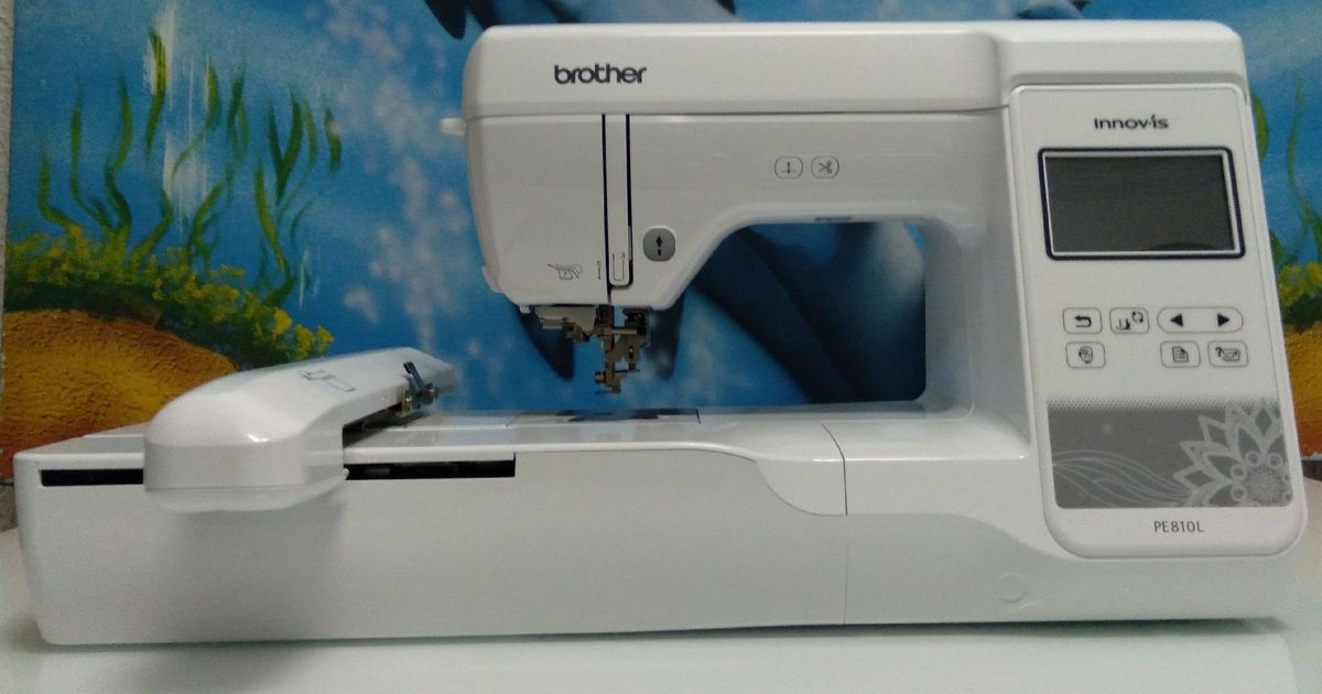 Bordadeira Brother Pe810l Item Info Eletro Brother Usado 63864491