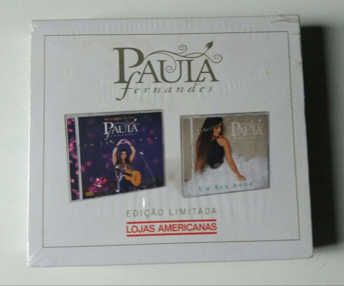 Box Cd Paula Fernandes Um Ser Amor Edição Limitada Item de Música