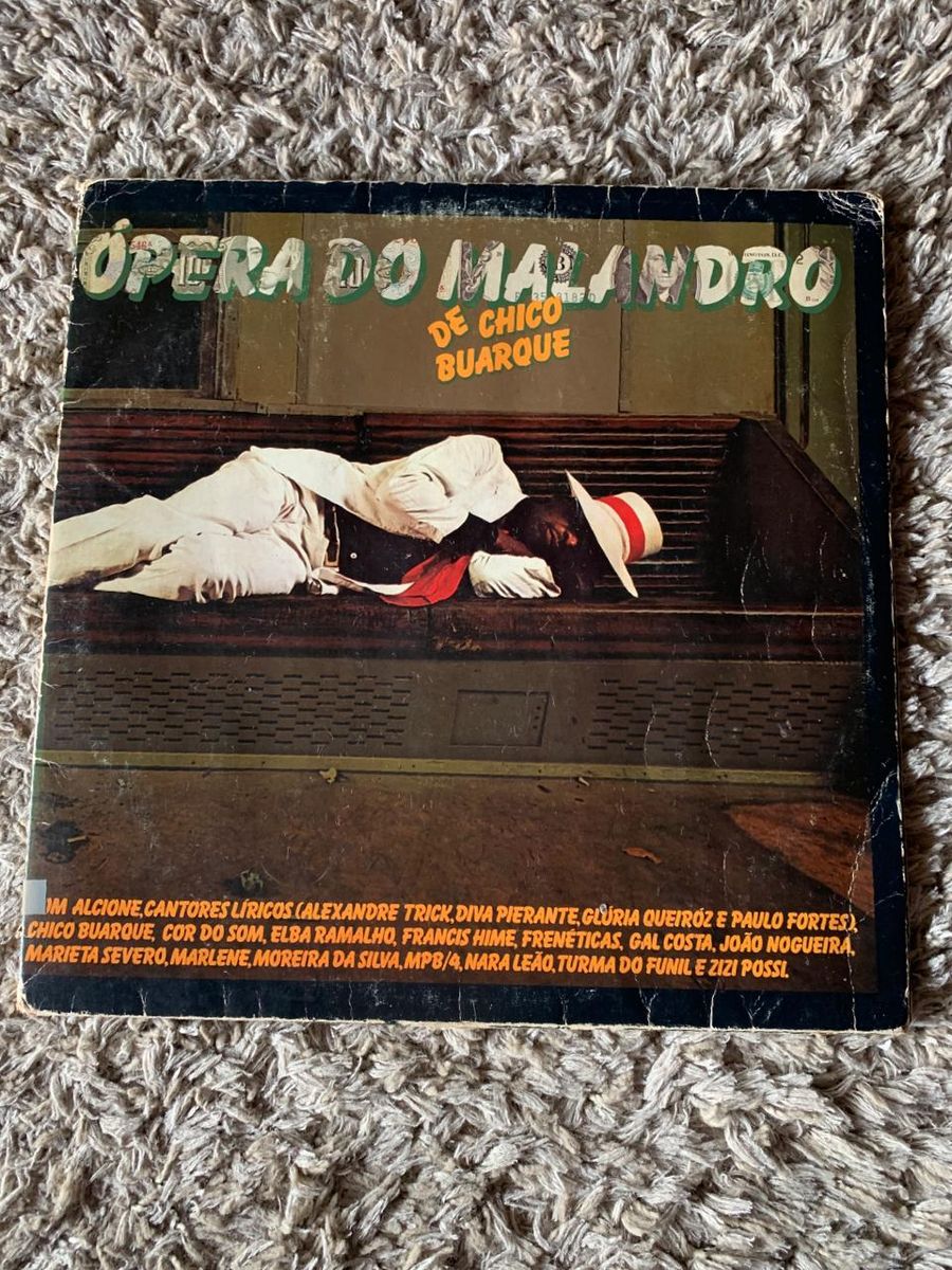 Box do Disco de Vinil Ópera do Malandro de Chico Buarque 1979 Item