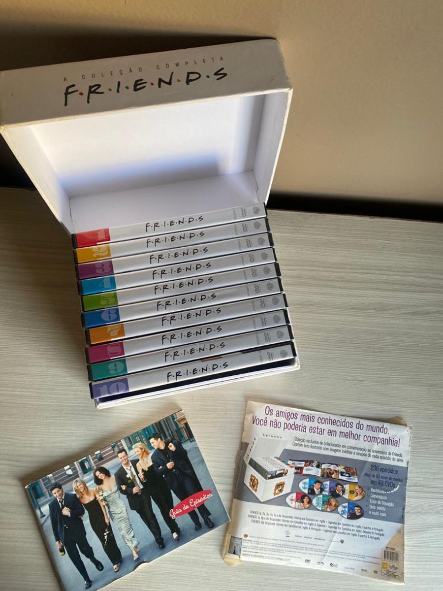 Box Dvd De Colecionador Das Temporadas Da Aclamada S Rie Friends