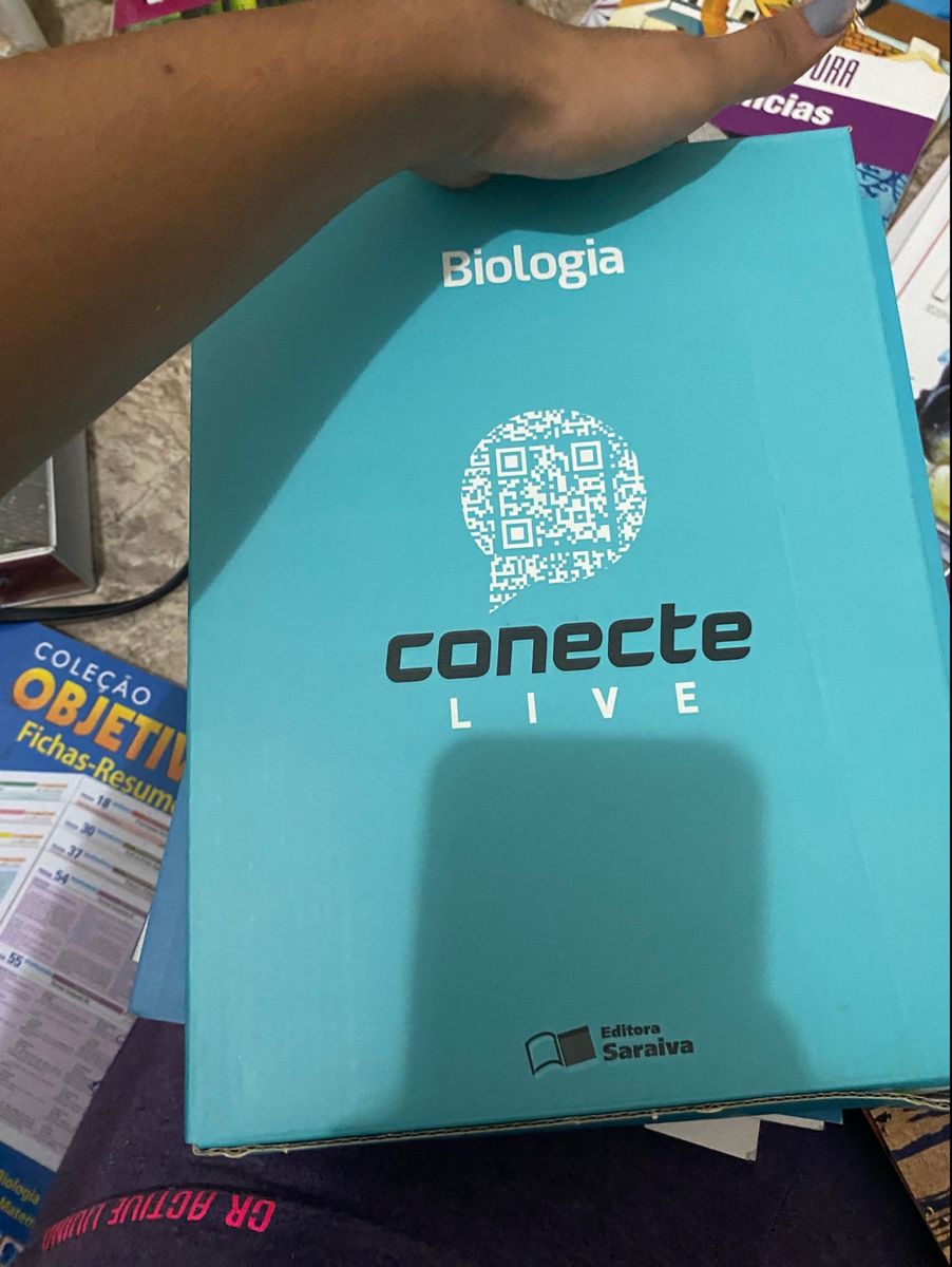 Box Livros Biologia Volume Livro Conecte Nunca Usado Enjoei