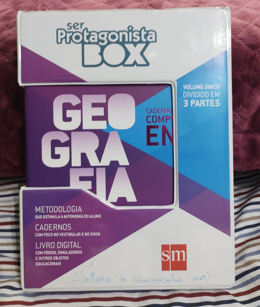 Box Ser Protagonista Geografia Completo Livro Usado Enjoei