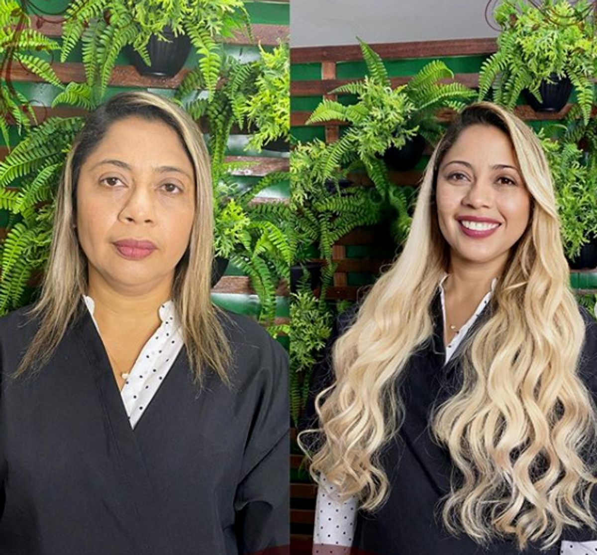 Cabelo 65 Cm 150 Gramas Loiro Peróla Ondulado Tic Tac Fibra Bio