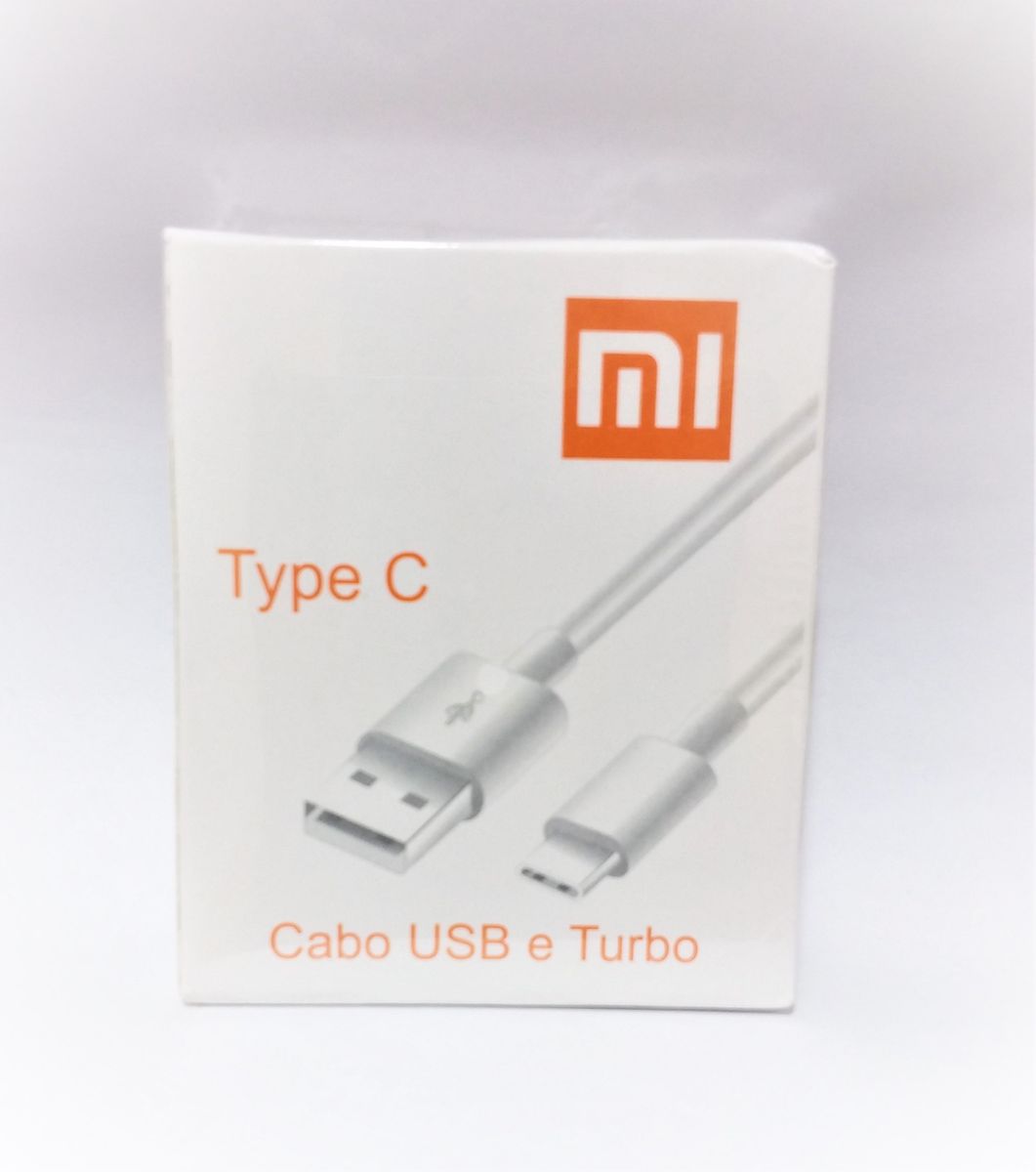 Cabo Usb Tipo C para Xiaomi Turbo 1 Metro Móvel p Casa Mi Cabos