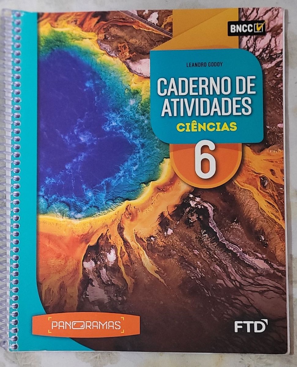 Caderno de Atividades Panoramas Ciências 6ano Livro Usado