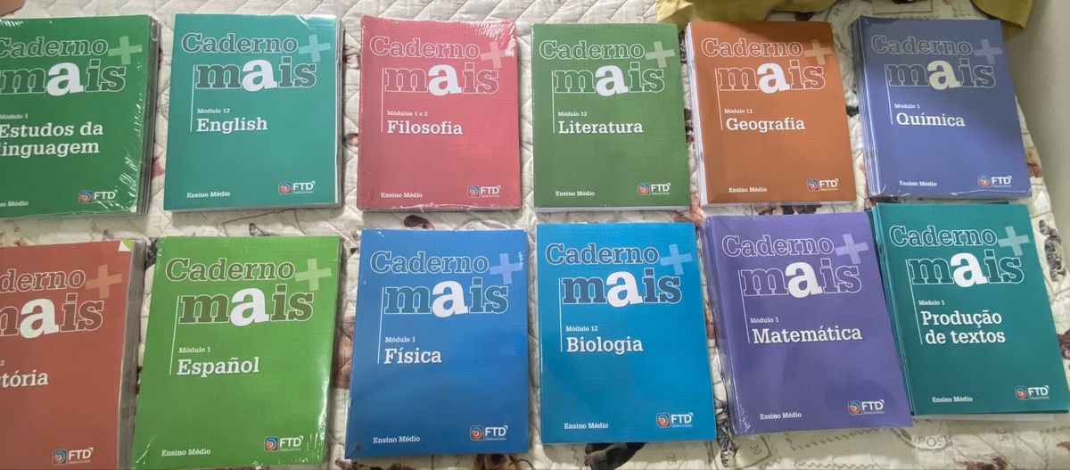 Cadernos De Exerc Cios Pr Vestibulares Livro Ftd Nunca Usado