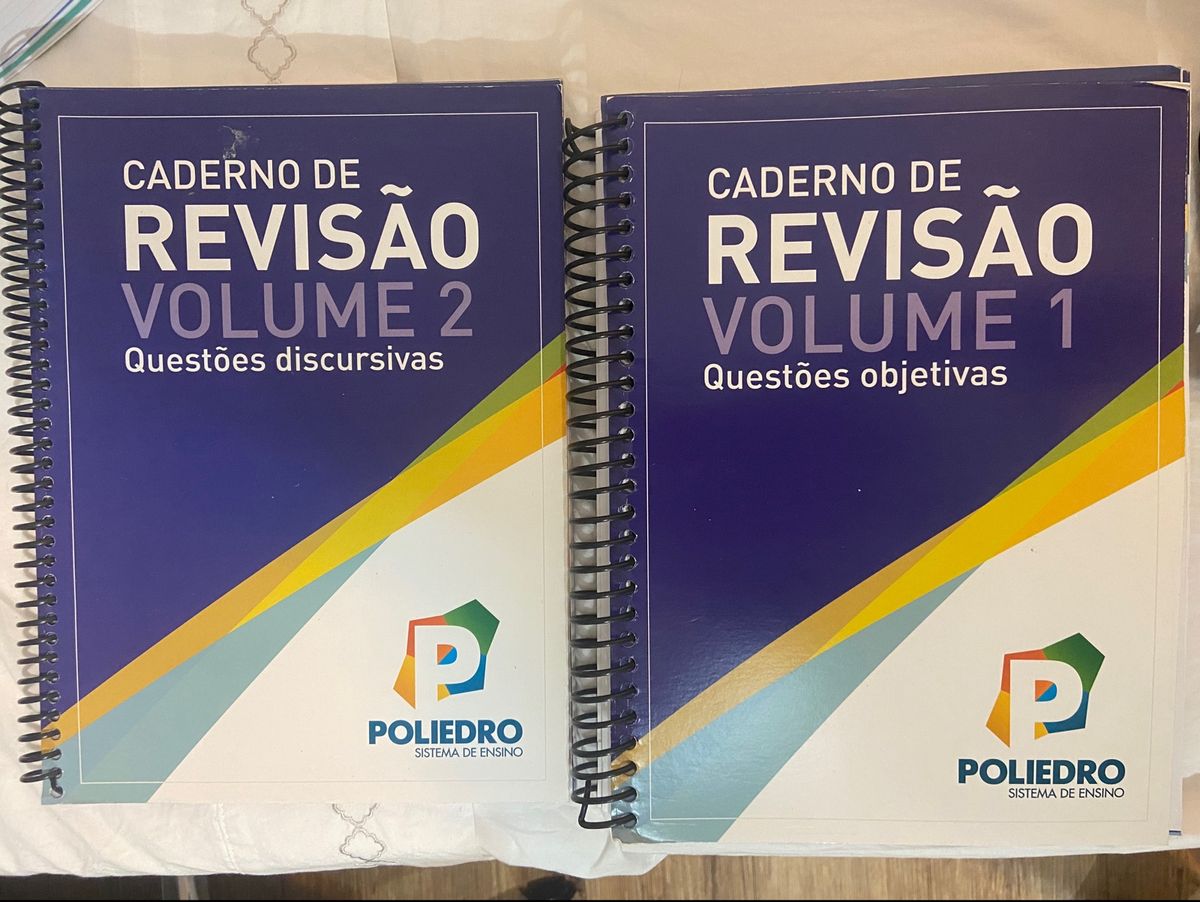 Cadernos de Revisão Poliedro Livro Poliedro Nunca Usado 84777111 enjoei