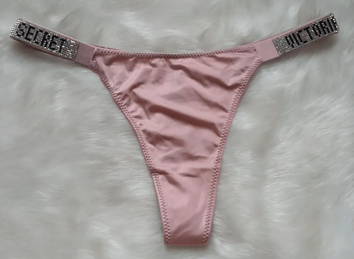 Calcinha Strass Victorias Secret Lingerie Feminina Victorias