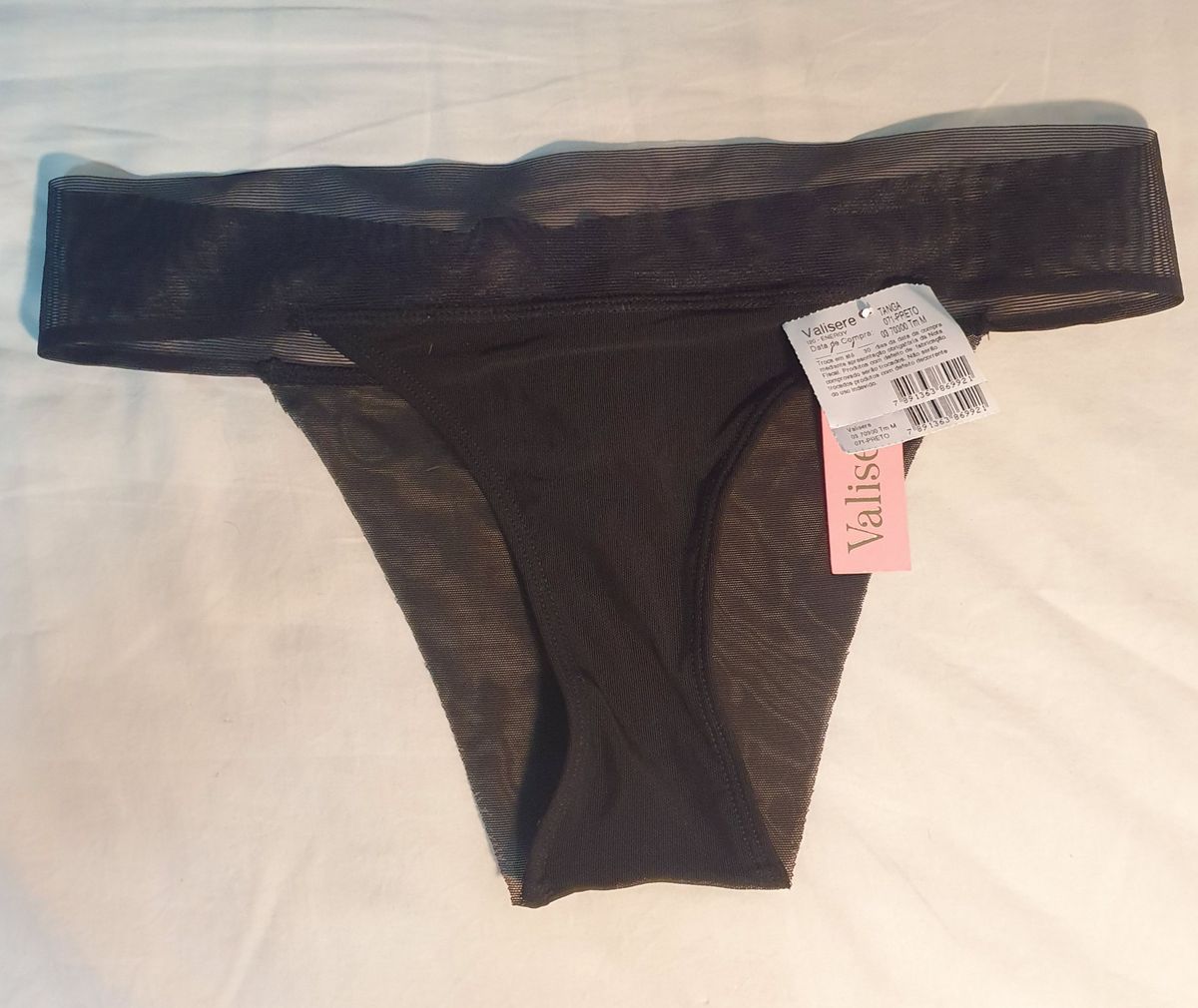 Calcinha De Tule Valisere Nunca Usada Etiqueta Lingerie Feminina