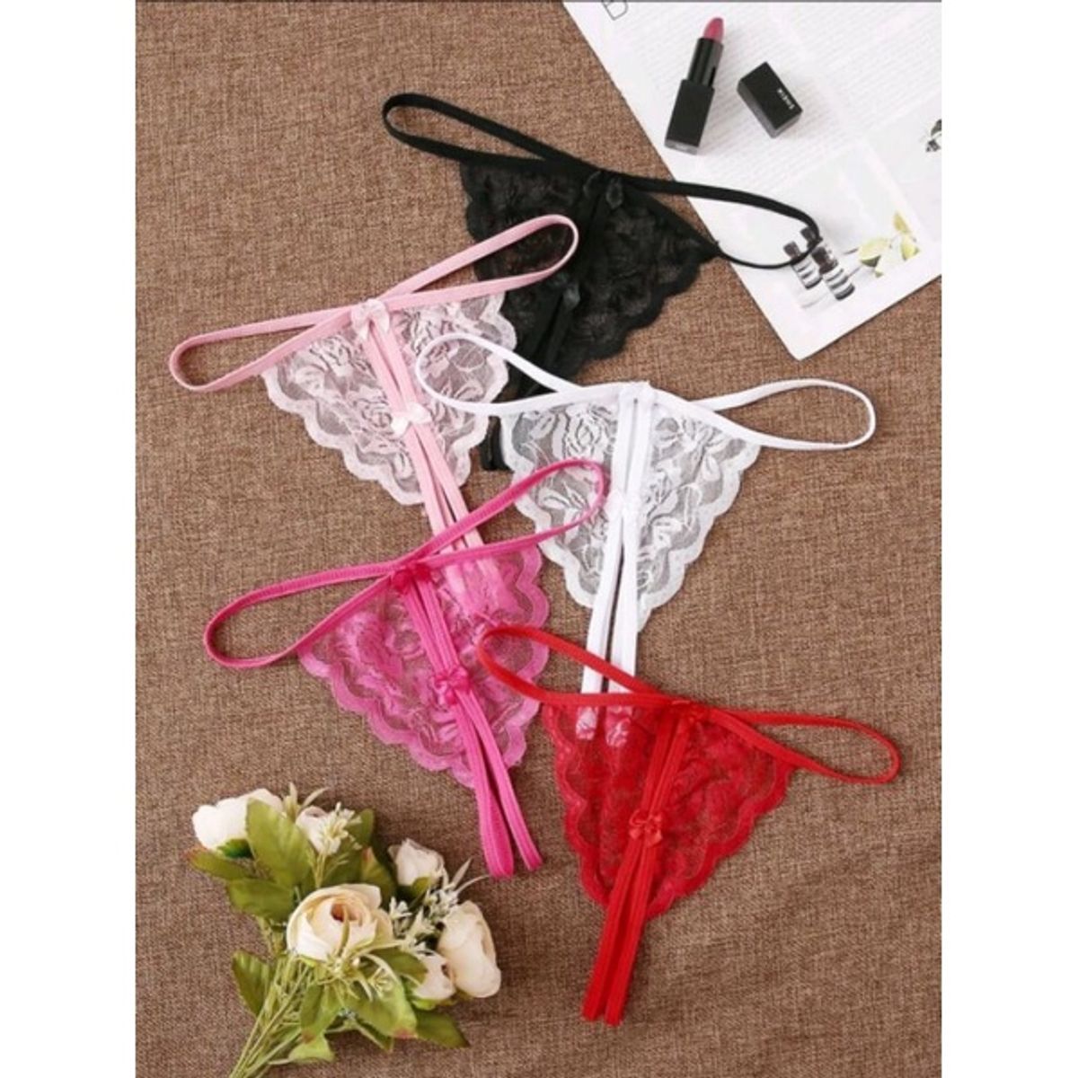 Calcinha Lingerie Abertura Ntima Frontal Moda Feminina Sexy Lingerie