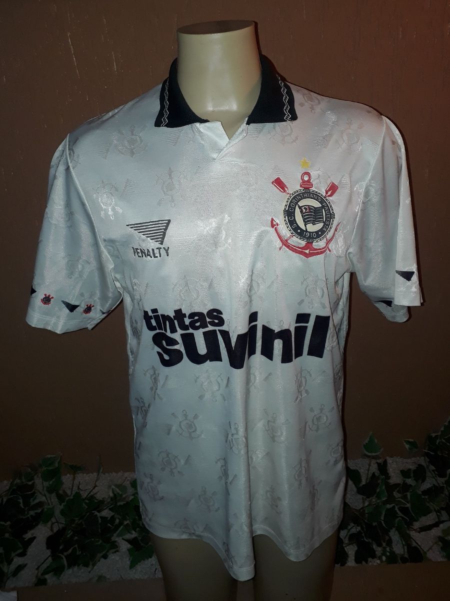 Camisa Antiga Do Corinthians Anos Roupa Esportiva Masculino