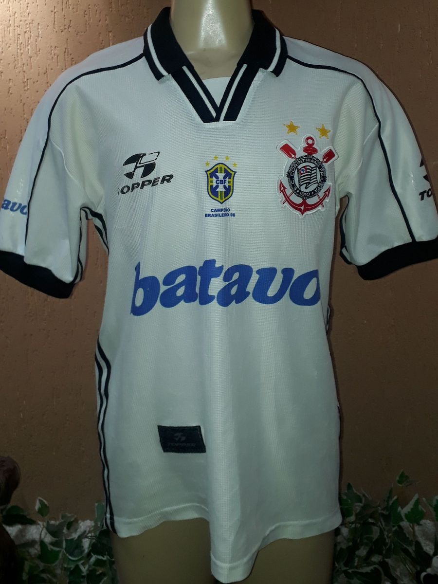 Camisa Antiga Do Corinthians Roupa Esportiva Masculino Topper Usado