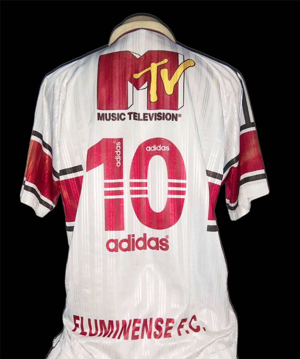 Camisa Fluminense Adidas Mtv Branca Away Oficial Antiga Roupa