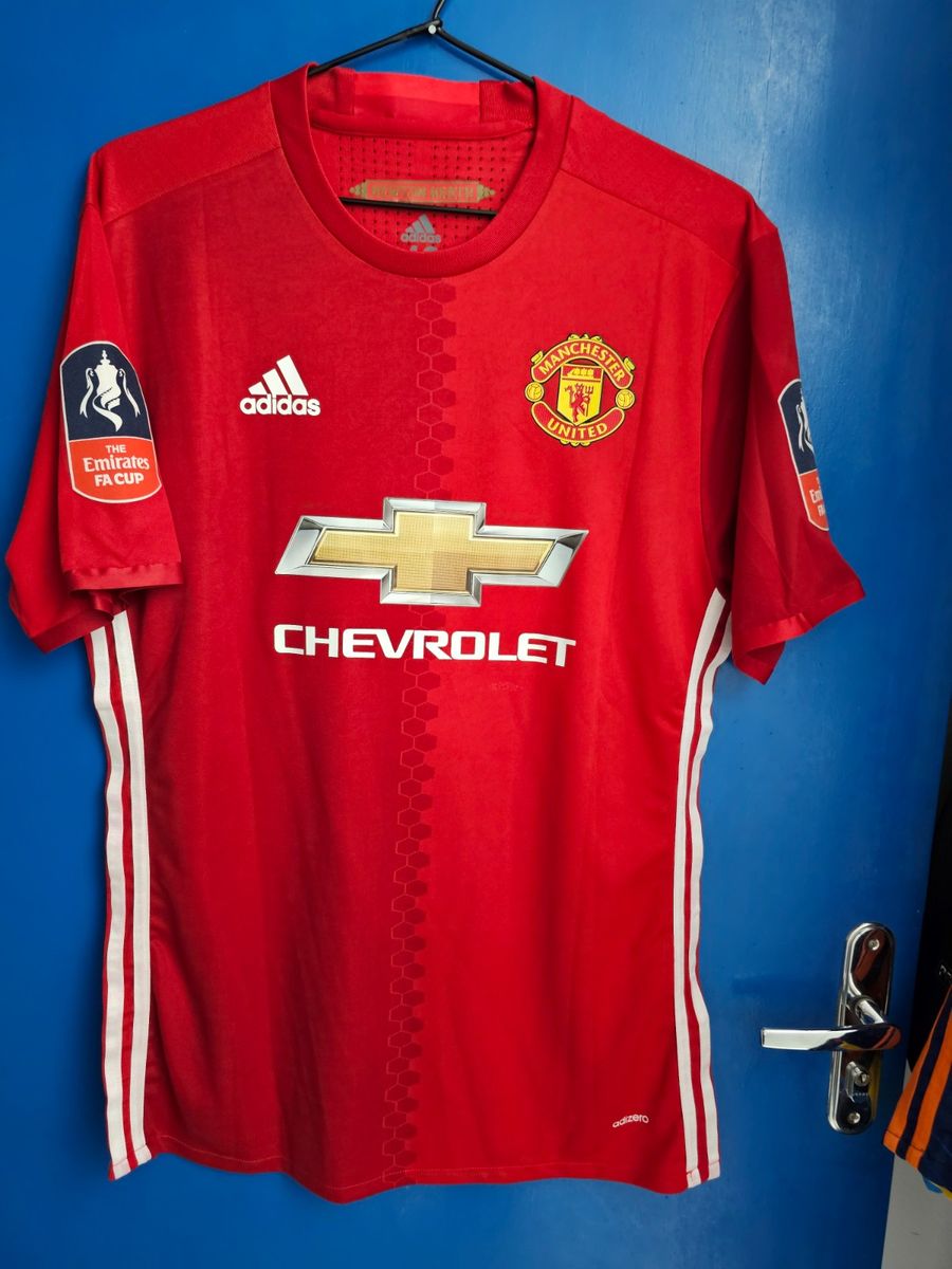 Camisa Manchester United Vermelha Ibrahimovic Assinada Por Ele