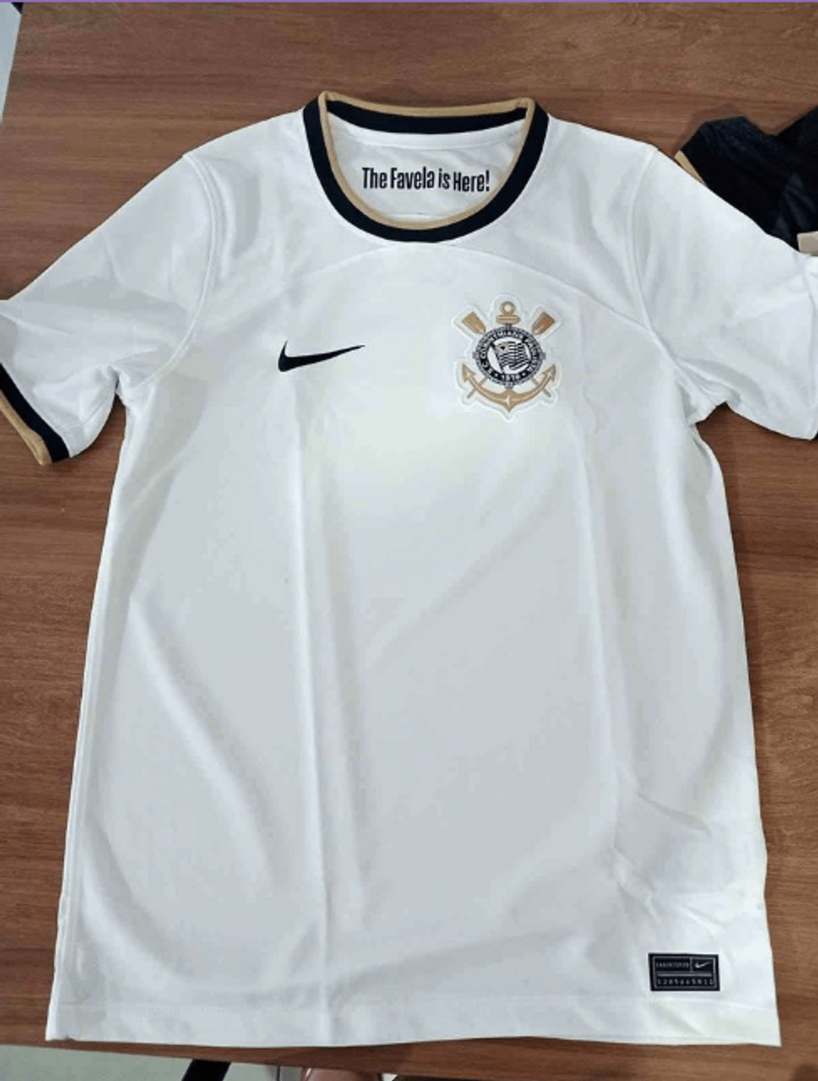 Camisa Masculina Time Corinthians Branca G Camisa Masculina