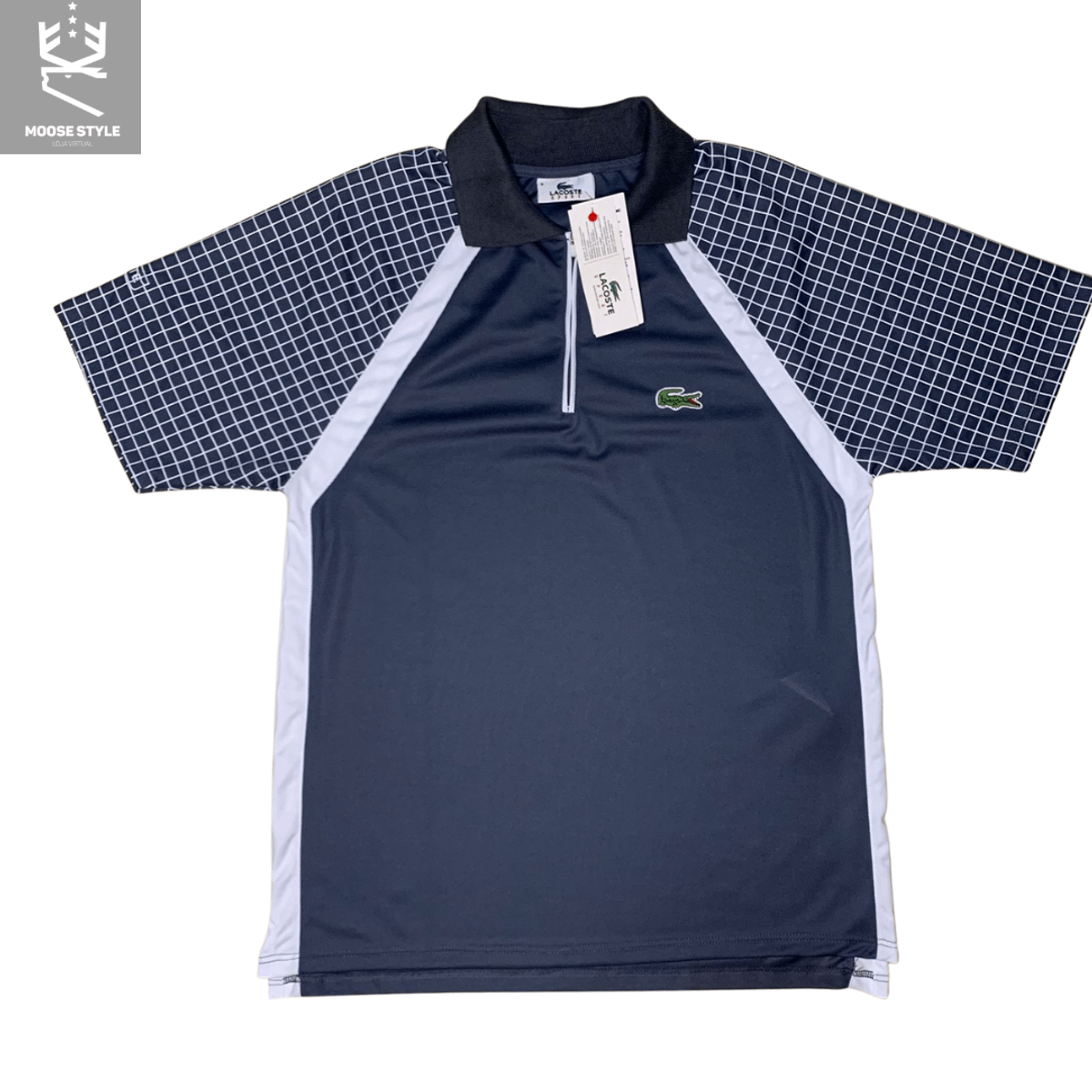 Camisa Polo Lacoste Sport Quadriculada Edit Limited Camisa