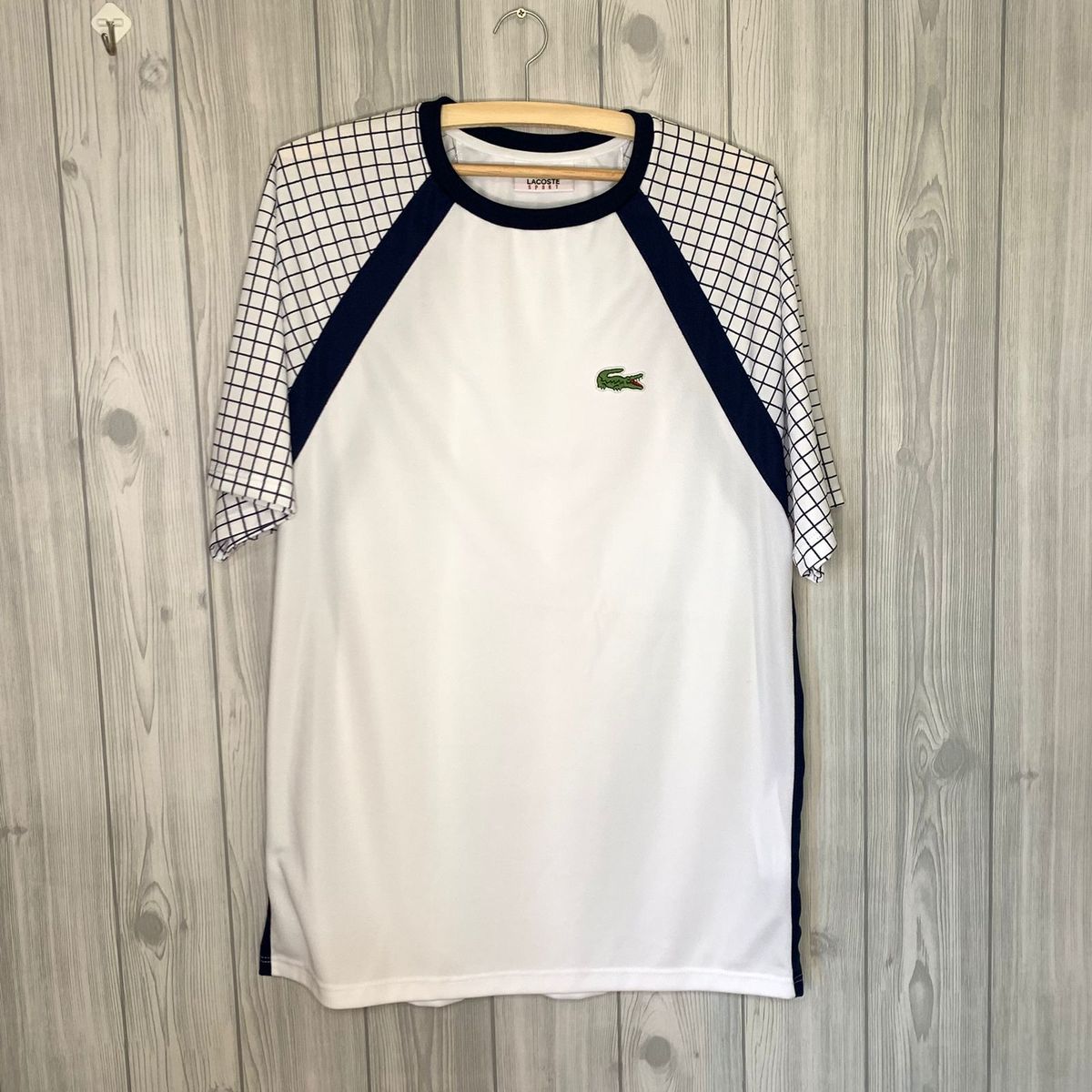 Camisa Polo Lacoste Sport Quadriculada Original Camisa Masculina