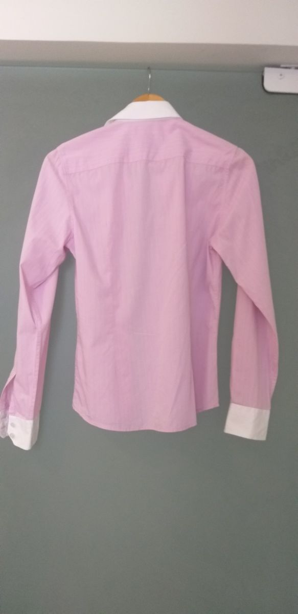 Camisa Rosa Les Chemises Camisa Feminina Les Chemises Usado