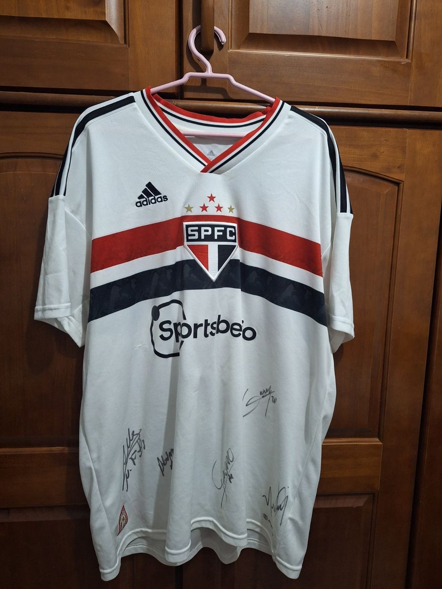 Camisa São Paulo Fc spfc 2022 2023 Autografada Pelo Elenco de 2023