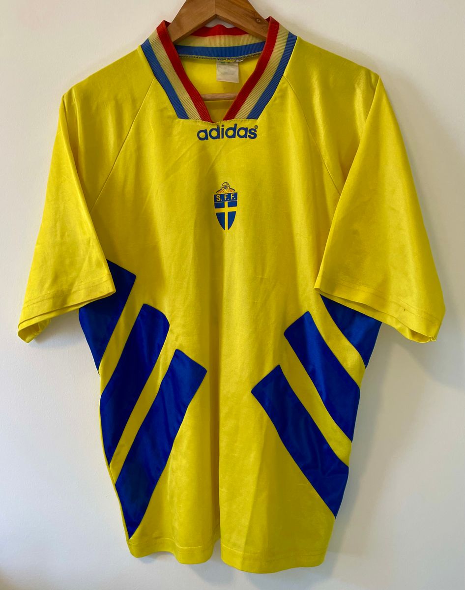 Camisa Suécia 1994 95 Uniforme 1 Número 9 Original Roupa Esportiva