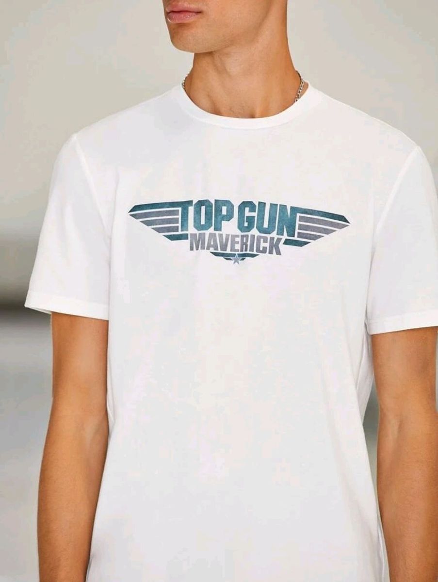 Camisa Top Gun Maverick Camiseta Masculina Shein Usado 86892805 Enjoei