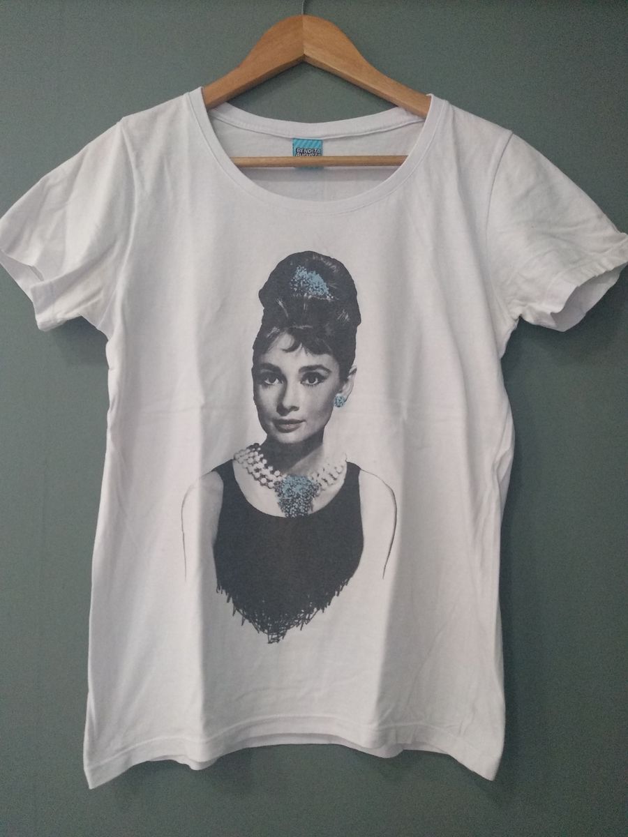 Camiseta Audrey Camiseta Feminina Bendita Augusta Usado Enjoei