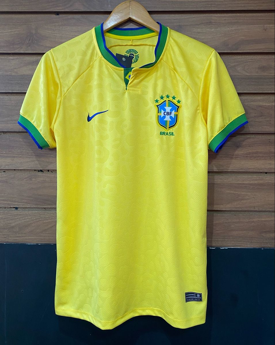 Camiseta Da Sele O Brasileira Uniforme Principal Para A Copa Do Mundo