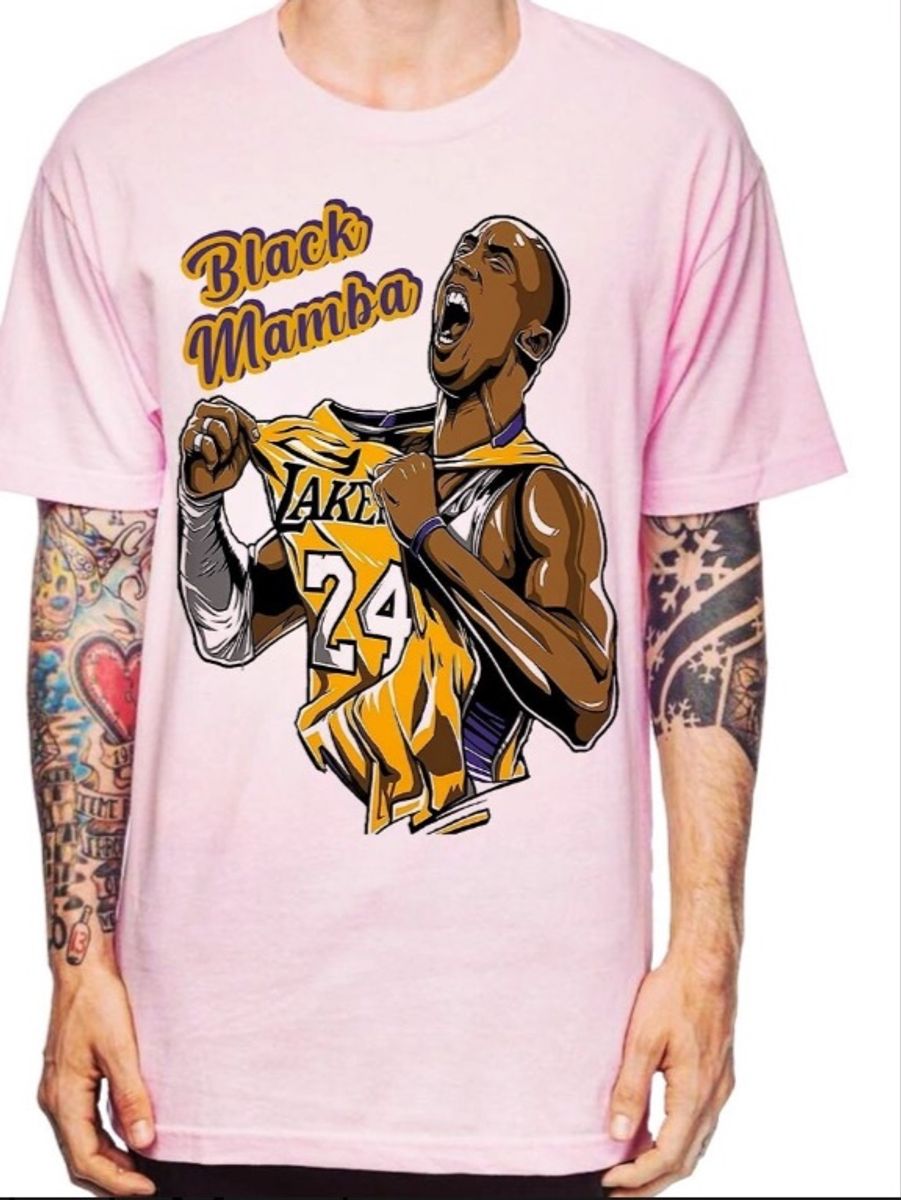 Camiseta Kobe Bryant Los Angeles Lakers Black Mamba Produto