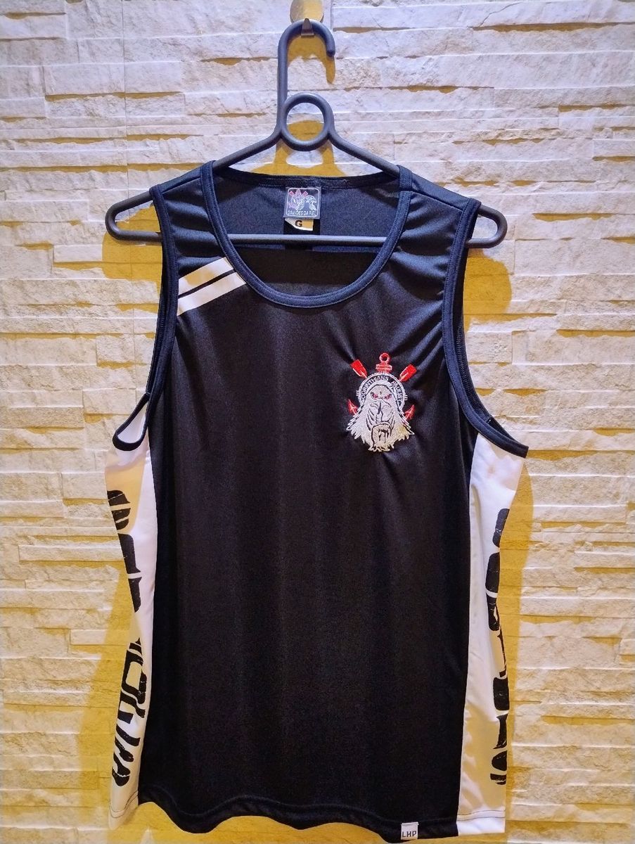 Camiseta Regata Gaviões da Fiel Modelo Psiu Time Corinthians Sp Unissex