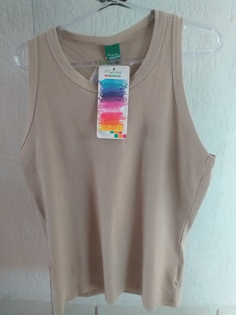 Camiseta Regata Nude Da Malwee Camiseta Feminina Malwee Nunca Usado