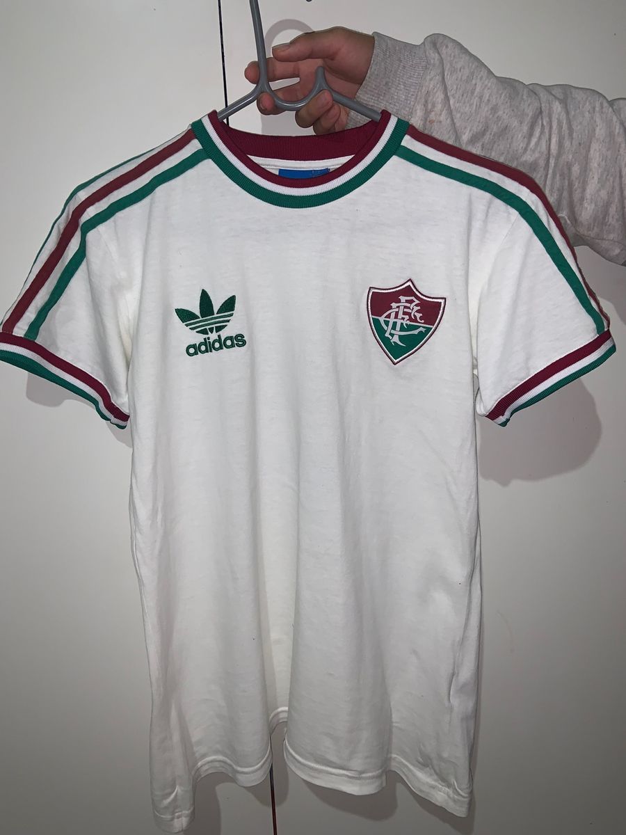 Camiseta Retr Fluminense Adidas Originals Camiseta Feminina Adidas