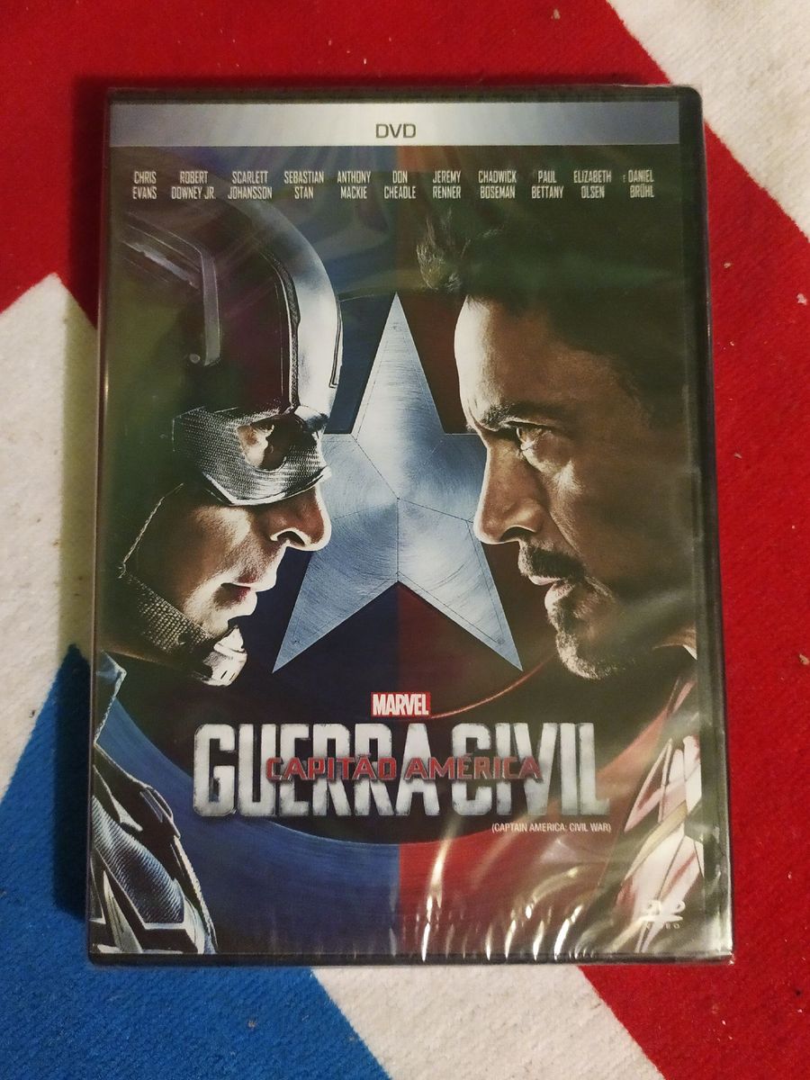 Capit O Am Rica Guerra Civil Lacrado Filme E S Rie Dvd Nunca Usado